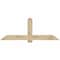 Ekena Millwork Eugene Rough Sawn Timber Gable Bracket, Douglas Fir, 72"W x 27"H x 2"D x 6"F, 9/12 Pitch GBW072X27X0206EUG00RDF - alternate 1